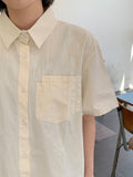 Oyan Two Pocket Over Short Sleeve Shirt