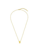 Triple Silver Cutout Necklace S