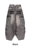 Per Balloon Cargo Denim Pants