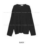 Drawn linen blend knitwear