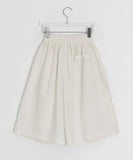[BAONHAUS] Hinaki Linen Banding Bermuda Pants