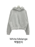 Plain Crop Hoodie