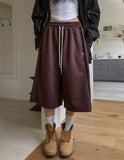 [U-BASIC] Side Snap Bermuda Training Pants