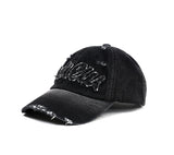 [mnem] damage denim ball cap