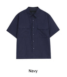 Kea Two-Pocket Crop Check Shirt
