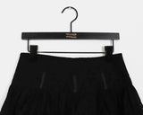 Poan Lace Punching Frill Mini Skirt