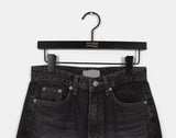 Semb Back Adjust Button Washing Denim Pants