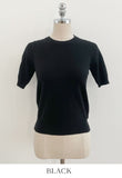 Today Round Basic Short Sleeve Knit