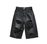 Raw Cut Bermuda Jeans