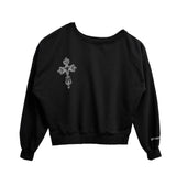 Cross One Shoulder Sweatshirt