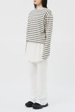 Vu Striped Henley Top