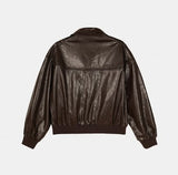 Glow Crack Leather Jacket