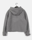 Zelga Fluffy Duffle Hood Short Jacket