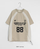 [unisex] Keyou Sporty Nylon Over Short Sleeve Tee