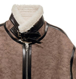 [MADE/UNISEX] buckle high neck mustang crack