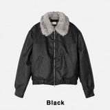 Kati Real Raccoon Fur Leather Jacket