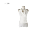 Deha Lace Drape Slim Halterneck Sleeveless