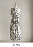 Hazel Pattern Sleeveless String One Piece