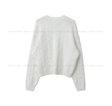 Sisley Cable Hair Knit Cardigan