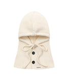 Two button hoodie balaclava