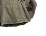 Monut Fringe Pleated Denim Skirt