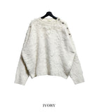 Celine Wool Button Knit