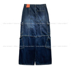double-out pocket denim pants