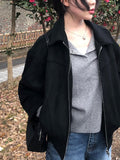 Roasting Suede Blouson Jacket