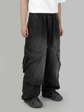 Agnal Cargo Balloon Jeans