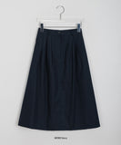 Shabbitz Banding Pintuck Long Skirt