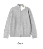 Renki Soft Ribbed Knit Zip-Up