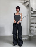 Here ribbed strap bustier