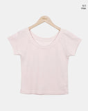 Point One Off-shoulder Short Sleeve T-shirt