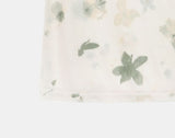 Dubi Flower Mesh See-through Long Sleeve T-shirt
