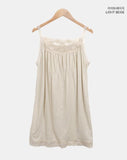 Lening Lace Layered Long Sleeveless