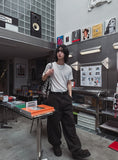 Cartel back painting balloon denim pants