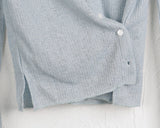 Deepu linen two-way V-neck cropped long sleeve cardigan