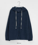 Nameko corduroy over hood shirt