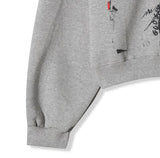 Land Stars and Stripes Two-Way Semi-Crop Hooded Zip-Up