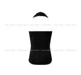 As Drape Shirring Halter Sleeveless