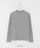 [BASIC_BAON] Cotton Basic Half Polar Long Sleeve Tee_A07