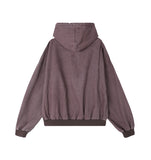 Loped Work Twill Hooded Zip-Up