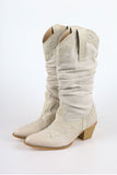 western linen boots