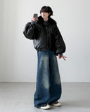 Cledor Balloon Leather Jumper
