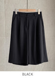 Angel Linen Pintuck Banding Half Slacks