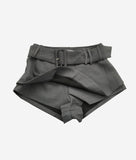 Overlay Flap Skirt Pants