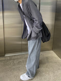 Wide fit real wide denim jeans