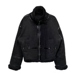 [MADE/UNISEX] double buckle high neck mustang