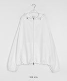 [unisex] Annab Two-Way String Color Hood Wind Zip-Up