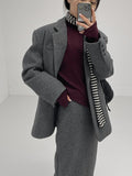 [unisex] Mochi Warmer Overfit Turtleneck T-shirt